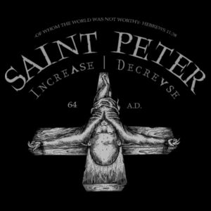 SAINT PETER - PREMIUM PULLOVER HOODIE - BLACK - G9N76E Design