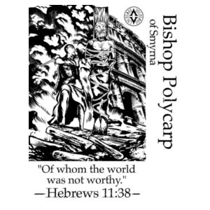 BISHOP POLYCARP - PREMIUM T-SHIRT - WHITE - K8C1R6 Design