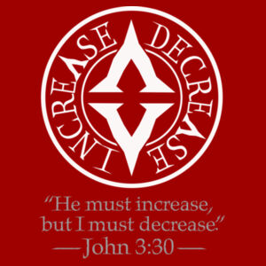 CIRCLE LOGO WITH VERSE - PREMIUM T-SHIRT - CARDINAL - 2HBD6J Design
