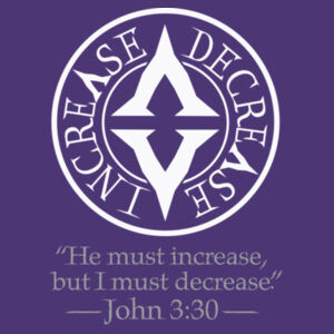 CIRCLE LOGO WITH VERSE - PREMIUM T-SHIRT - PURPLE - 2HBD6J Design