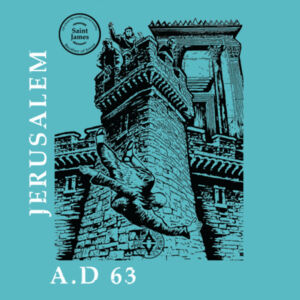 JAMES - PREMIUM T-SHIRT - TAHITI BLUE - BYQ2TV Design