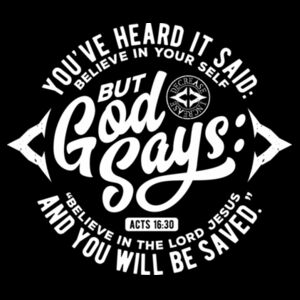 BELIEVE IN THE LORD JESUS - PREMIUM T-SHIRT - BLACK - 58ZBRW Design