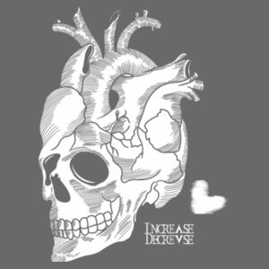 SKULL HEART - PREMIUM T-SHIRT - CHARCOAL HEATHER - UJ6BDC Design