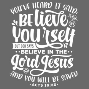 YOU WILL BE SAVED - PREMIUM T-SHIRT - CHARCOAL HEATHER - HYPEWS Design
