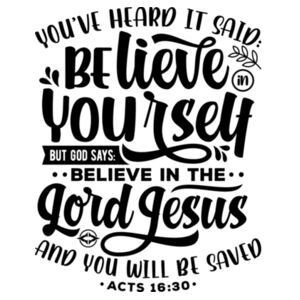 YOU WILL BE SAVED - PREMIUM T-SHIRT - WHITE - TMN329 Design