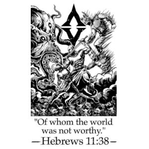 DEMON WARRIOR (MAN) - PREMIUM T-SHIRT - BLACK - H18YTX Design