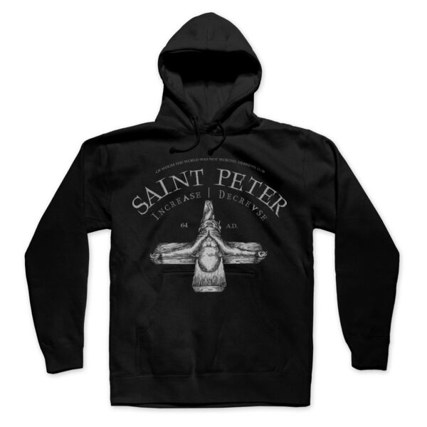 SAINT PETER - PREMIUM PULLOVER HOODIE - BLACK - G9N76E Thumbnail