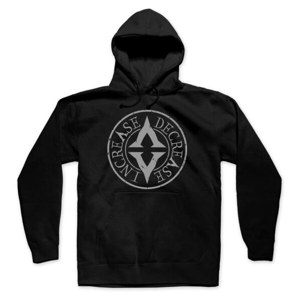 CIRCLE LOGO - PREMIUM PULLOVER HOODIE - BLACK - SYBFH2 Thumbnail