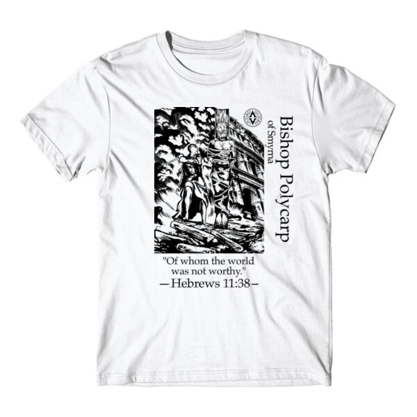 BISHOP POLYCARP - PREMIUM T-SHIRT - WHITE - K8C1R6 Thumbnail