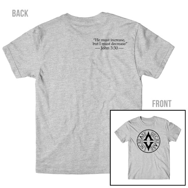 CIRCLE LOGO FRONT & BACK - PREMIUM T-SHIRT - LIGHT GRAY HEATHER - 5V2EXB Thumbnail