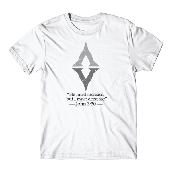 LOGO ICON WITH VERSE - PREMIUM T-SHIRT - WHITE - W4J91T Thumbnail
