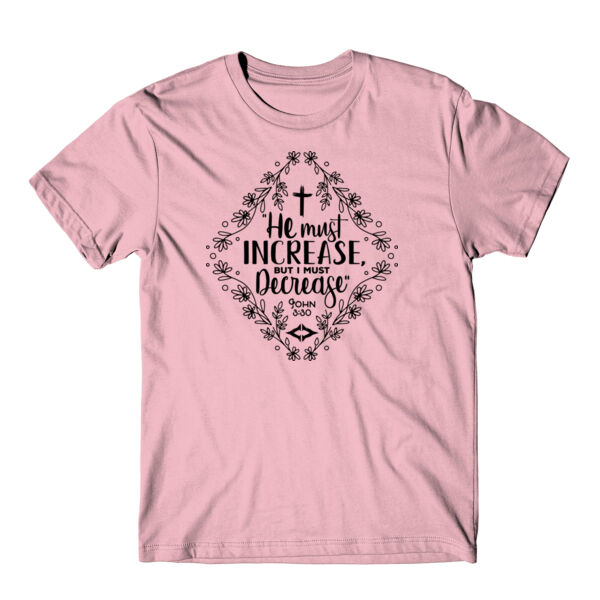 INCREASE DECREASE - PREMIUM T-SHIRT - LIGHT PINK - Y9H4XS Thumbnail