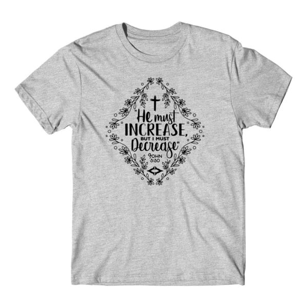 INCREASE DECREASE - PREMIUM T-SHIRT - LIGHT GREY HEATHER - Y9H4XS Thumbnail